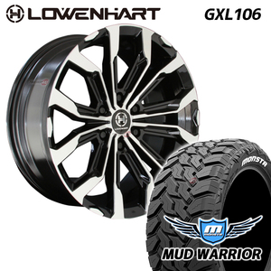 4本セット レーベンハート GXL106 20x8.5 6/139.7 +20 MONSTA MUD WARRIOR 275/55R20 モンスタ MT FJクルーザー ハイラックス