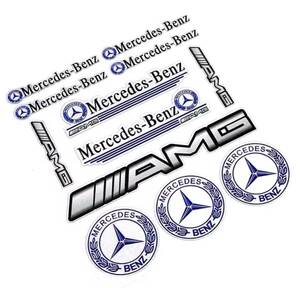 ★ベンツ★AMG★反射★ステッカー12種類セット★ブルー★新品★