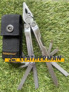 LEATHERMAN SUPERTOOL300 Silver 専用ナイロン製シース付　レザーマン マルチツール ツールナイフ マルチプライヤー