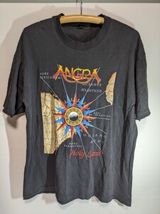 訳あり ANGRA アングラ 黒 Tシャツ バンドT メタル プログレ シャツ Tシャツ holy land ホーリランド andre matos kiko loureiro