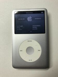 iPod classic HDD160GB 新品バッテリー交換済　iTunes同期動作OK