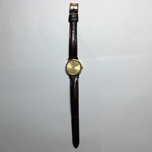 【未点検・未清掃】LONGINES ロンジン L4.137.2 ゴールド文字盤 クオーツ レディース腕時計