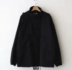 WOOL MAX CANVAS HOODED BLOUSON 23ss