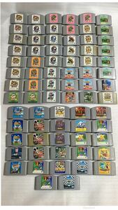 ※ジャンク品 ※同梱発送不可 N64 ニンテンドー64用ソフト 75本セット ダブり多数 ニンテンドウ64