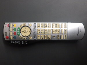 中古 Panasonic パナソニック TV BS CATV VOD テレビ デジタルテレビ ビデオデッキ リモコン 型番: N20AYB000373 管理No.01660