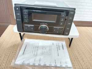 富山【新車】トヨタ ダイハツ 純正【点検OK】説明書あり パイオニア CP-W64 ワイド2DIN USB AUX CD FM 08600-00M10 DEH-8138ZT 1台 