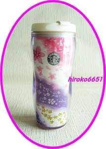 ★新品・未使用★スターバックスタンブラー★ 2010年 さくら 12oz ★旧ロゴ★ 350ml★スタバ★サクラ SAKURA 桜★