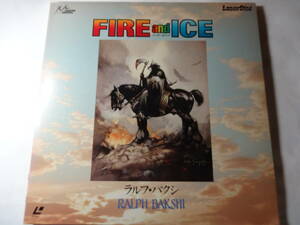 ２LＤ「FIRE & ICE ファイヤー&アイス」冒険ファンタジー、監督 制作 ラルフ バクシ、制作 フランク フラゼッタ、 ２枚組 レーザーディスク