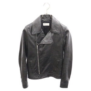 SAINT LAURENT PARIS サンローランパリ 15AW クラシックモーターサイクルレザージャケット 397440 Y5YB1 ブラック