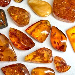 1円〜!!大粒入り!!☆天然本琥珀おまとめ1000ct☆d 約200g ルース 裸石 宝石 ジュエリー jewelry アンバー amber こはく コハク w4 ヤ9