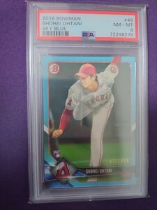 Topps Bowman 大谷翔平 Shohei Ohtani RC ルーキーカード GEM MINT 2018 499シリ PSA10 NR-MT