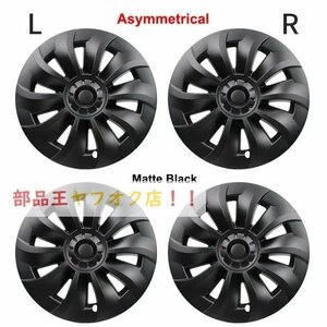 19inch M3 Matte　テスラモデル3,3,2019-2023, 4個用の車のスペアハブキャップ,完全なカバーアクセサリー,高性能,自動車用