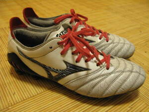 【used】MIZUNO（ミズノ）MORELIA Neo3（モレリアネオ3）白：スパイクシューズ：24.5cm