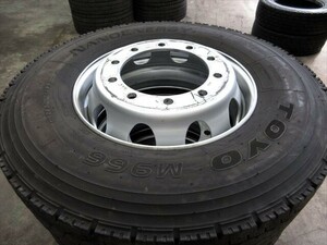 送料無料　スタッドレス　11R22.5　16PR　TOYO　M966　21年　ISO　22.5×7.50　10穴　現状品　4本セット