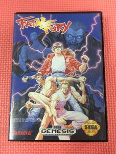 【GM5930/60/0】未動確のジャンク★ジェネシスソフト★FATAL FURY★海外版メガドライブ★餓狼伝説★フェイタルフューリー★GENESIS★