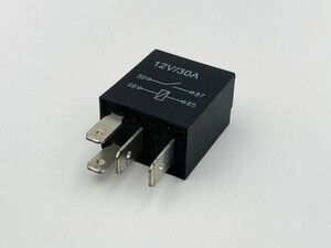 【4極 12V IR】 送料込 4P 4ピン 30A マイクロ ISO リレー 車載 互換品 検索用) デンソー ワゴンR ハスラー 156700-2480