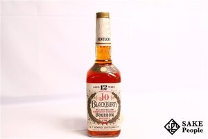 ◇1円～ ブラック バーン 12年 マイルド&メロウ 750ml 45% バーボンウイスキー アメリカ