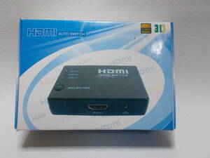 新品未使用　HDMI Switch 3port／モニタ映像をリモコンで切替　a-3