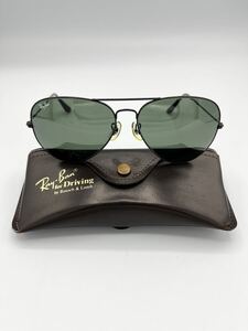 【80年代ヴィンテージ】ボシュロム製 Rayban アビエーター サングラス L2821 B&L ティアドロップ USA レイバン レザーケース付き 62