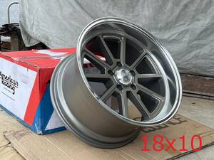 新品！American Racing VN510 Draft 18x10+0,+12 5H PCD120.65 VINTAGE SILVER / DIAMOND CUT LIP 深リム USDM