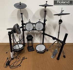 SY12-48【現状品】通電OK Roland ローランド V-Drums TD-15 電子ドラム ドラム 部品取り | 打楽器 楽器 保管品