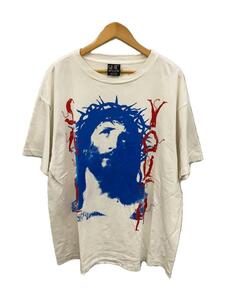 SAINT MICHAEL◆Tシャツ/XXL/コットン/WHT/SM-S23-0000-015