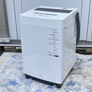 送料無料 全自動電気洗濯機 【中古】 動作保証 アイリスオーヤマ ITW-70A01-W 7.0kg 2024年 ホワイト b 洗濯機 家電 126026/21853