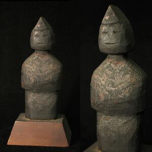 時代　木彫　仏像　地蔵　骨董　古美術　（Q54）