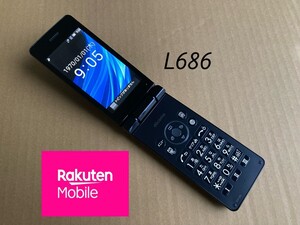 美品 L686 ドコモ AQUOSケータイ SH-02L 4G VoLTE ガラホ ガラケー シャープ アクオス ワンセグ sh45 povo 楽天モバイル simフリー