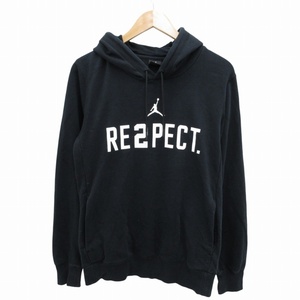 ナイキ NIKE JORDAN RE2PECT FLIGHT FLEECE HOODY プルオーバーパーカー フーディー プリント 長袖 S 黒 ブラック /FF 0923 ■SM3