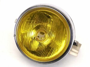 80【評価S】 MARCHAL マーシャル 社外 汎用 ヘッドライト 黄色 イエロー レンズ 889 Φ180 ケースカバーおまけ S.E.V. ドライビング ランプ