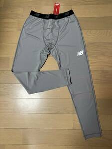 New balance メンズ ロングタイツ 5XL シルバー 新品 ☆決算セール★