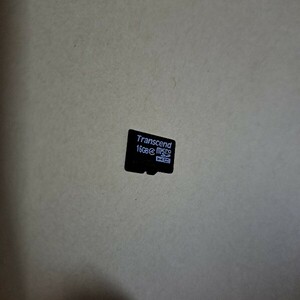 未フォーマット　Transcend micro SDHCカード　16GB メモリーカード
