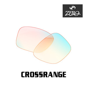 オークリー サングラス 交換レンズ クロスレンジ ミラーレンズ CROSSRANGE OAKLEY ZERO TECH BASE製 互換レンズ