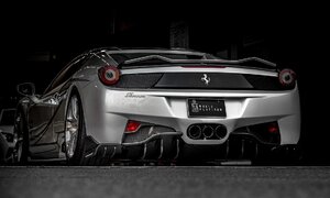 ローウェン フェラーリ 458 イタリア リアディフューザー エアロパーツ FRP製