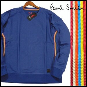 新品 ポールスミスPOP トレーナー LL アーティストストライプ クルーネック スウェット ポケット付き Paul Smith POP メンズ 【3761】