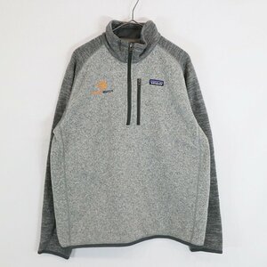 SALE/// patagonia パタゴニア ハーフジップセーター アウトドア キャンプ アウター 防寒 登山 グレー (メンズ L) N8589