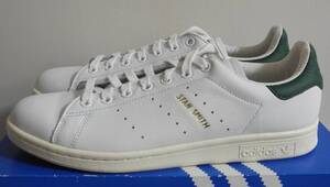 新品 スタンスミス 2017年製 JP27.0cm 白×緑 CQ2871 生産終了 天然皮革 adidas stansmith ホワイト×グリーン 本革 アディダス 人気モデル