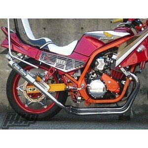 プリティー製 CBR400F 改 タイプ２ 4-2-1 マフラー　メッキ