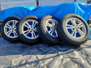 T-1001 Goodyear Ice Navi 6 Studless Tyres & Wheels Set X4 (195/65R15)