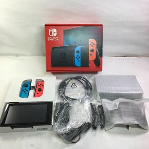 ★美品 附属品完備 動作良好★スイッチ 本体 HAD★ネオンブルー ネオンレッド★Switch★ニンテンドー Nintendo 任天堂★新モデル★2022年製