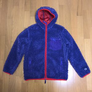 CHAMPION フリースジャケット 新品 タグ付き M パープル 紫 パーカ チャンピオン アウター ナノユニバース nano UNIVERSE 定価21000円