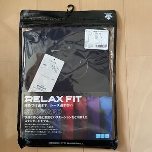 送料無料　新品　デサント　DESCENTE 紺色　サイズ0 RELAXFIT 丸首半袖リラックスフィットTシャツ 野球　ベースボール　送料込み