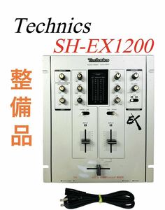 ■整備品■ Technics テクニクス AUDIOMIXER オーディオミキサー DJミキサー SH-EX1200-S シルバー
