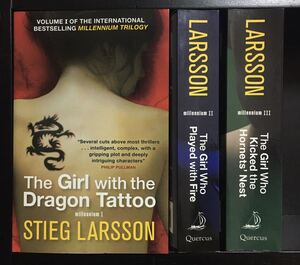 洋書 ミレニアム3部作 新品大判 The Girl with the Dragon Tattoo The Girl Who Played With Fire The Girl Who Kicked the Hornet