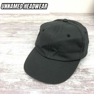 1S1749-U-N◆UNNAMED HEADWEAR アンネイムドヘッドウェア キャップ 帽子 無地 シンプル カジュアル◆size 頭周り約59cm カーキ コットン