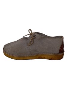 Clarks◆ブーツ/UK8/BEG/スウェード/センタープレス