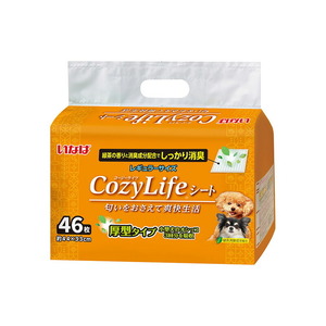 （まとめ買い）いなばペットフード CozyLifeシーツ レギュラー 46枚 ペット用品 〔×3〕