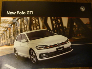 ★VW　POLO　GTI　 フォルクスワーゲン　ポロ　GTI　カタログ　 2018年7月版　 全34P　