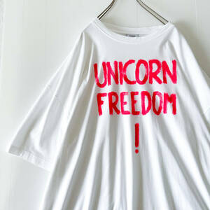 VETEMENTS 2020SS Unicorn ユニコーンロゴTシャツ